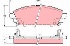 Bremsbelagsatz Vorne für Honda Accord VI CK CG CH CF Hatchback CL Civic 98-05