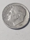 1954 P Roosevelt Dime 90% Silver Avg Cir Philadelphia Minted
