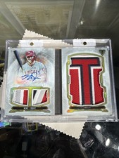 2020 Topps Triple Threads Letter Auto Book /3 Mike Trout Angels