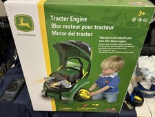 John Deere Kids Plastic Buildable Tractor Engine Klein Toys LP66713