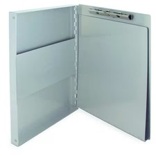 8-1/2 X 11 Storage Clipboard, Silver, 10517