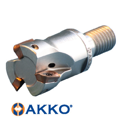 AKKO Einschraubfräser für Wendeplatten Typ Sandvik R390-11T3.. D=25mm