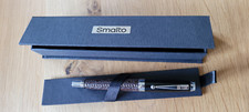 Geschenk-Idee f&uuml;r IHN: dominanter F&uuml;ller in Leder: smalto F&uuml;llfederhalter #7105