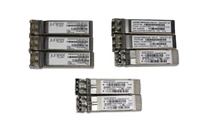 Lot of 8 Juniper Networks 10Gb SFP+ SWL 850nm SR Optical Transceiver 740-021308