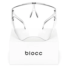 BLOCC FACE SHIELD–CLEAR PLASTIC SAFETY/PROTECTION FULL VISOR