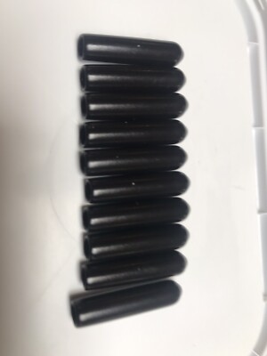 X10 schwarze Gummi Endkappen 4mm Innendurchmesser (passend bis 6mm) Marmorplatte schützen