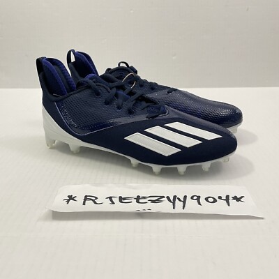 Adidas Adizero Scorch Mens Football Cleats Size 12.5 Navy Blue White FX4250 Adidas Adizero Scorch Mens Football Cleats Size 12.5 Navy  main image 4