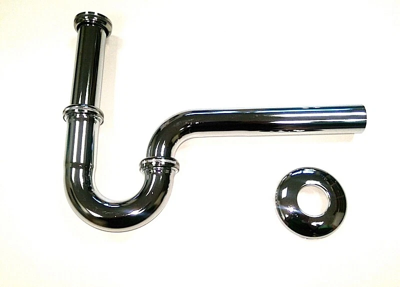 MARKENLOS Röhrensiphon 12 Varianten Edelstahl 1 1/4 x 32 mm H. bis 51cm L. bis 45 cm