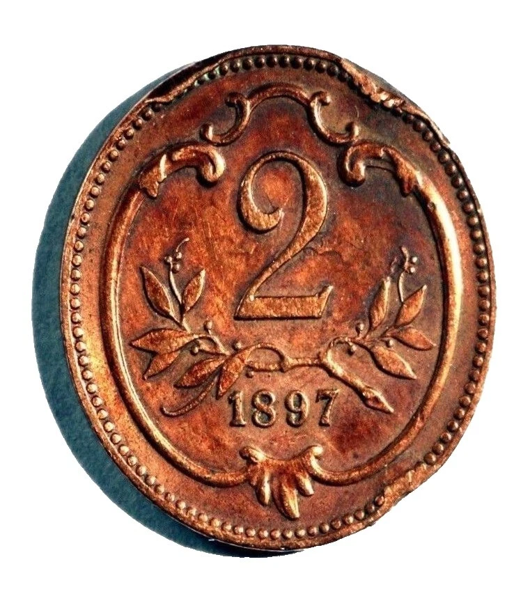 1897 Year Austrian Coins
