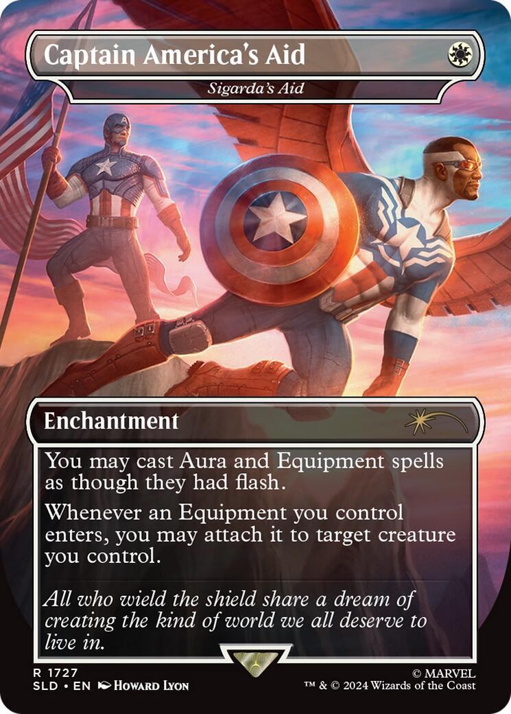 Captain America's Aid - Sigarda's Aid Secret Lair Drop Regular for