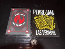 PEARL JAM CARDS, Sticker, Pin LAS VEGAS MGM GRAND  5/16/18/2024 DARK MATTER TOUR
