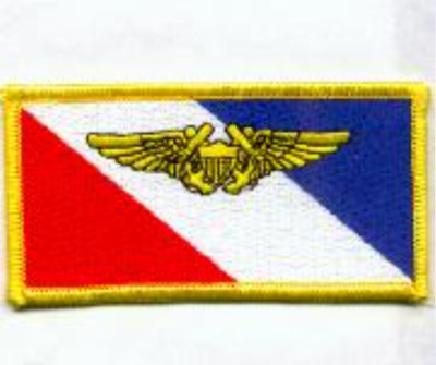 4'' NAVY VFA-2 WSO NAMETAG EMBROIDERED PATCH