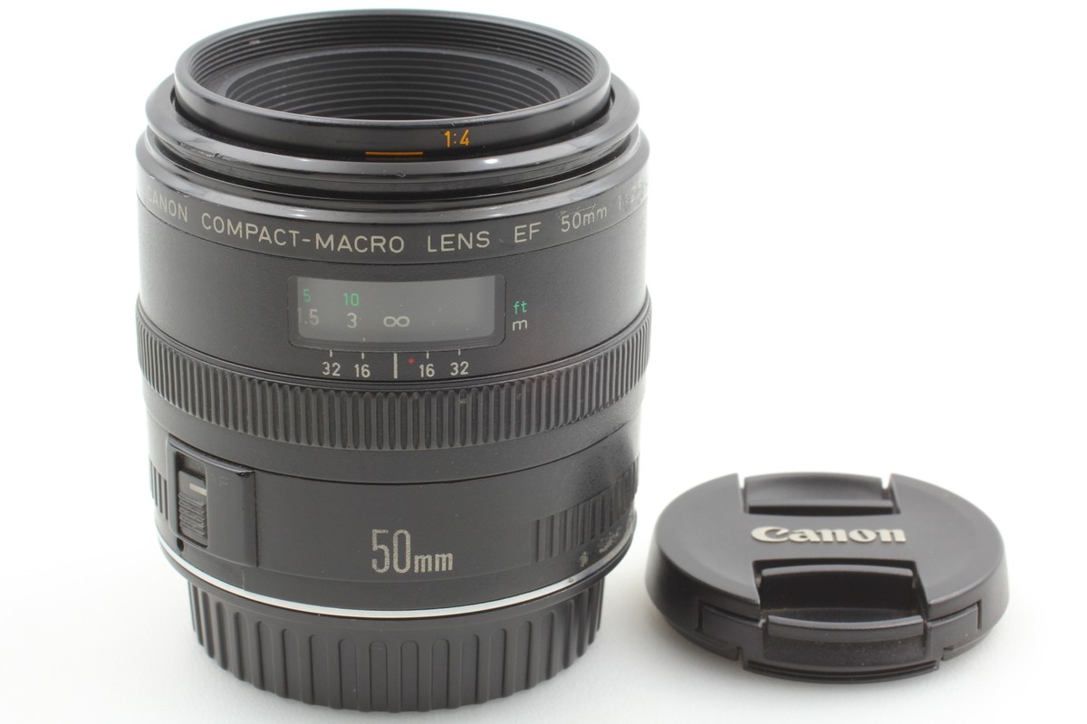 【美品】Canon COMPACT-MACRO EF 50mm F2.5 Exc+4] Canon Compact-Macro EF 50mm F2.5 Lens From JAPAN | eBay