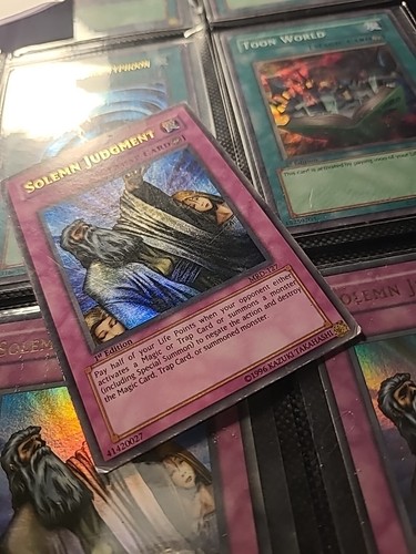 YuGiOh Solemn Judgment MRD-127 1st Edition - Moderately Played - Picture 2 of 8