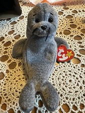 Vtg. TY Beanie Baby-Slippery the Seal-DOB 1/17/1998-orig. tags MINT CONDITION