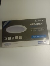 Image of X1 Megaman 20.5W 4000K Siena Integrated LED Down light Cool White - Matt white
