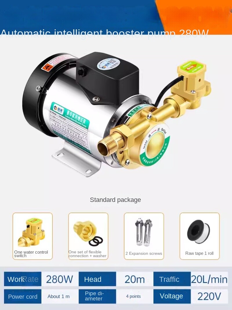 Calentador de agua automático para grifo ducha tubo solar bomba de agua a presión