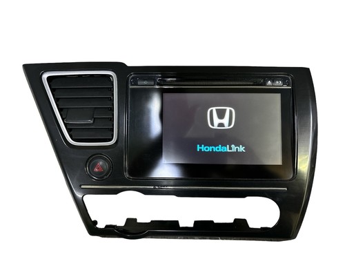 2014 2015 Honda Civic Radio Display Screen W/O Navigation Face ID 9XC8 Hybrid