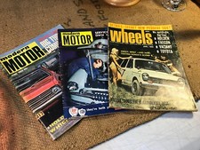 3 Vintage Australian Magazines Modern Motor Wheels 1956 FJ Servicing Ford Honda