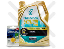 MB229.5 Engine Oil Petronas Syntium 7000 E 0W-40 5 Litres 5L + 5L SCREENWASH TAB 8.20 per litre