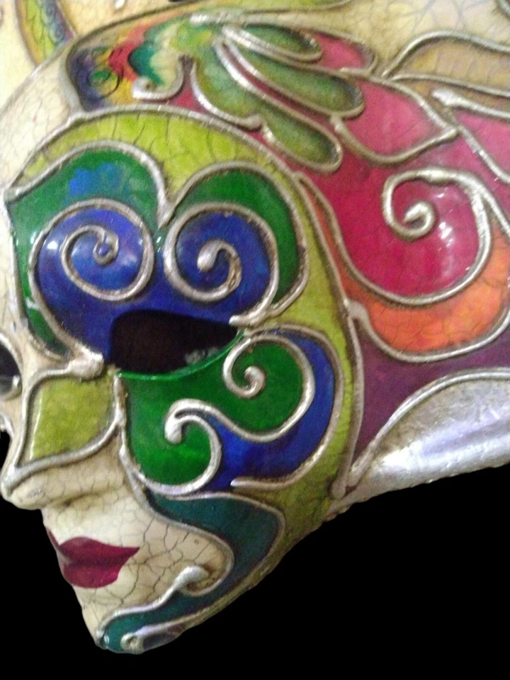 Venetian Mardi Gras Mask - Image 3 of 4