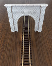 Sandstone Railway Tunnel Single Track TT Scale Gauge Model Train Portal Entrance