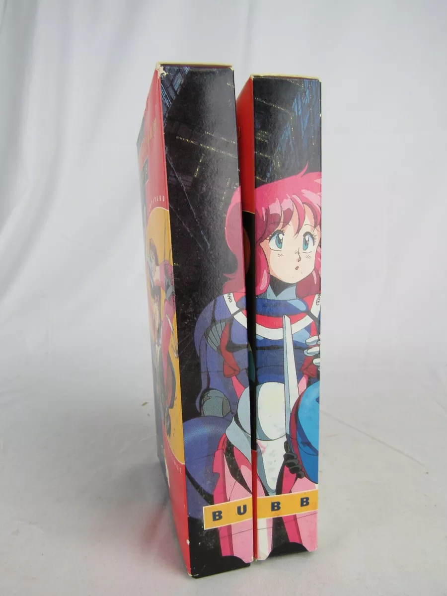 vintage Anime vhs lot x2 tapes Bubble Gum Crisis 1 2 1992 Subtitled  Japanese