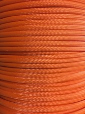 USA Made Neon Orange 550 Paracord Type III 7 Strand Para Cord 10 25 50 100 Feet
