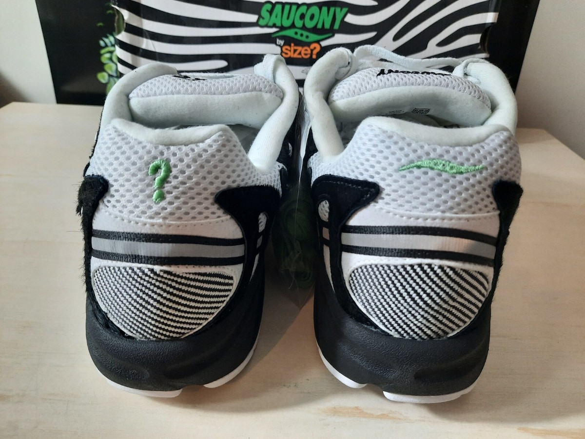 Saucony X Grid Azura 2000 Shoes Mens Size 11 What Size? White Black S70526-1 Saucony S70526-1 Grid Azura 2000 Zebra Mens Lifestyle Shoe  main image 2