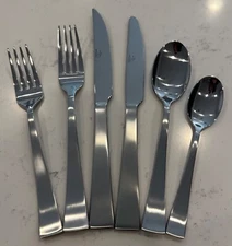 Mikasa Stainless Flatware Satin Handle Silverware 6 PC Place Setting