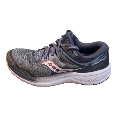 Saucony Womens Omni ISO 2 S10511-1 Blue Lace Up Low Top Running Shoes Size 7.5