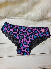 Vintage Y2K Victoria's Secret Leopard Back Low Rise Hipster - Sz S