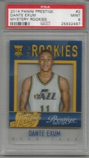 2014 Panini Prestige Dante Exum Mystery Rookies PSA 9