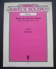Ravel's Bolero from "10" by Maurice Ravel sheet music Guitar Solo