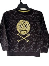 Mta Sports Kids Youth Activewear Sweatshirt Black Size 8 M Long Sleeves Logo