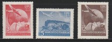Yugoslavia    1949    Sc # 265-67    UPU    MNH    OG