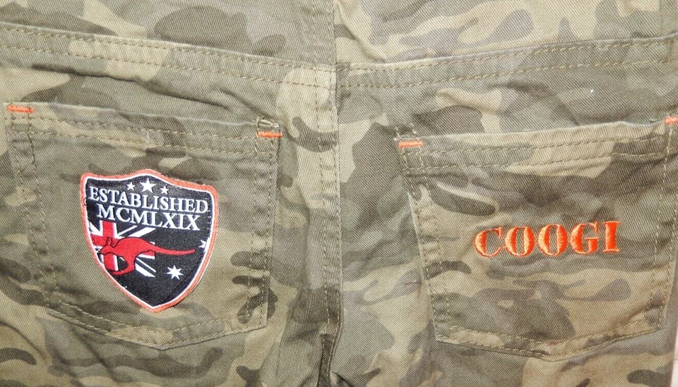 COOGI зеленый камуфляж брюки ребенка ясельного возраста мальчика 4 (21 x 17) - Изображение 4 из 4