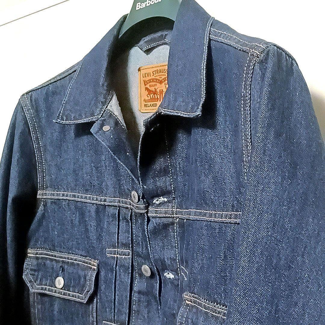 リーバイス RELAXED 2ndタイプ デニムジャケット Sサイズ Levi's TYPE II RELAXED denim jacket dark blue men's S | eBay