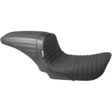 Le Pera Daddy Long Legs Kickflip 2 Up Pleated Gripp Tape Seat Harley Dyna 06+