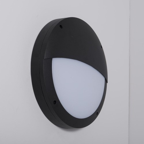 Lampada da parete led alluminio pressofuso 18 W IP65 palpebra slimline illuminazione paratia - Foto 2 di 9