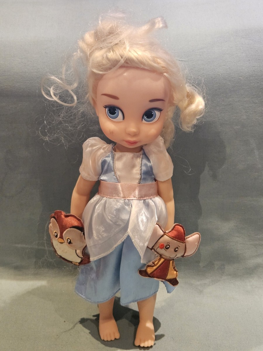 Disney Store Animators Collection Princess Cinderella Plastic Baby Doll GC