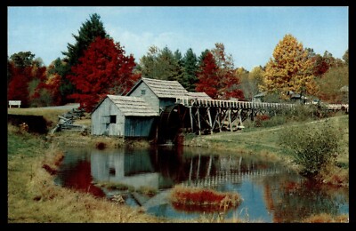 Postcard Marby Mill, Blue Ridge Parkway, Virginia UNP