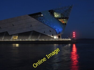 Photo 6x4 Hull - The Deep, seen across River Hull at dusk Kingston upon H c2012