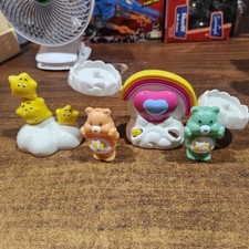 2003 Play Along Care Bears Care-A-Lot Teeter-Totter set Friend  Wish Bear Compl