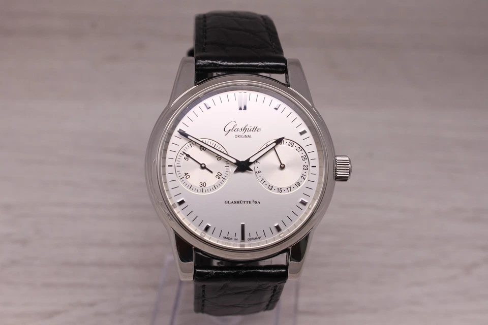 Glashutte Senator 39mm Steel Mens Automatic Calendar Watch 1-39-58-02-02-04 - Image 3 of 4