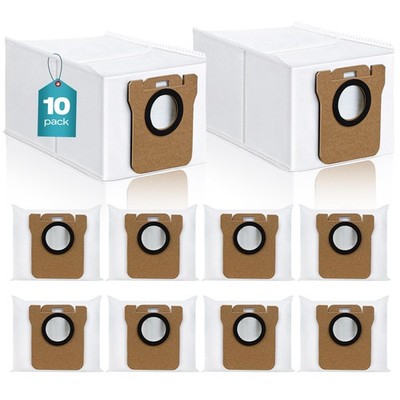 10 Pack Vacuum Bags with Dreametech L10s Ultra / L10 Ultra, for Dreame L20 Ul...