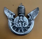 Badge motorcycle moto USA AMC Antique Motorcycle Club AMCA style