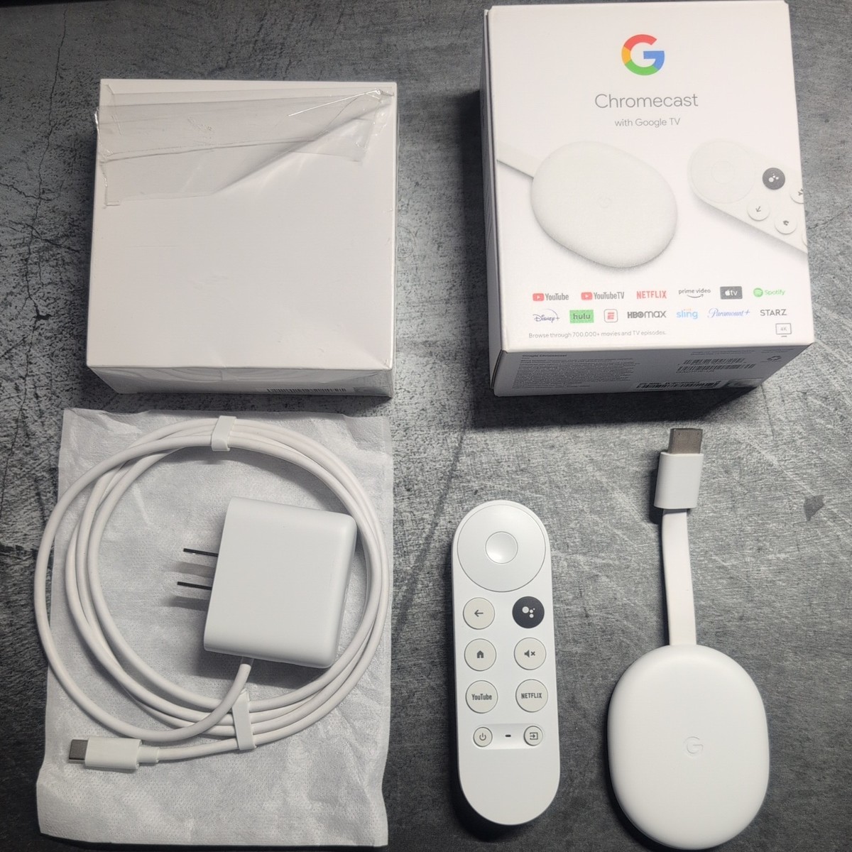 新品 Google Chromecast with Google TV 4K Google Chromecast with Google TV - Streaming Media Player in