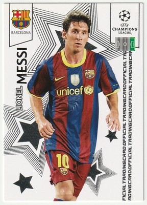 Lionel Messi #20   2010-11 Panini Adrenalyn XL UEFA Champions League ULTRA RARE