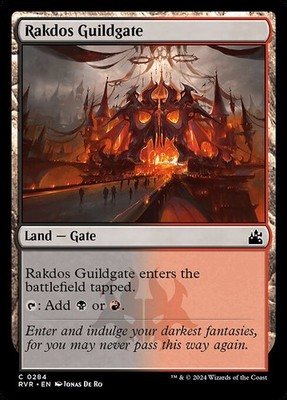 Rakdos Guildgate Foil Ravnica Remastered 284 NM MTG